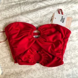 Tiger mist red Hamilton top